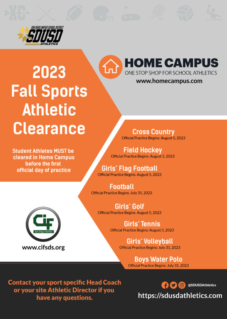 Athletics Clearance – San Diego Unified School District